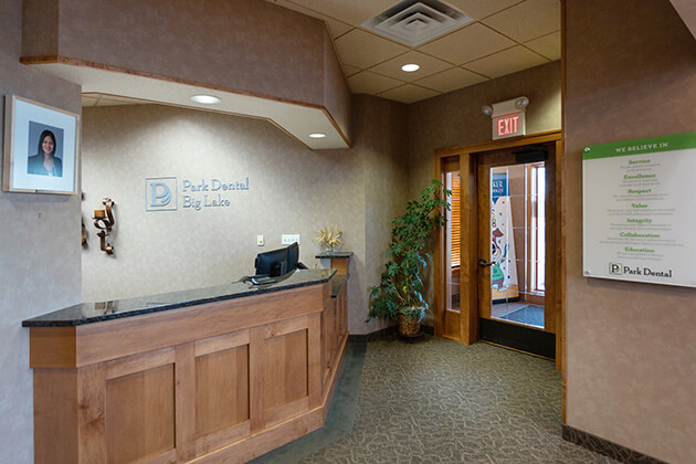 Park Dental Big Lake Lobby