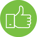 Icon_PlansAccepted Thumbs up icon